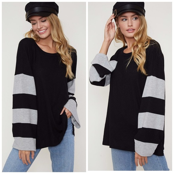 ❤️LAST ONE! Soft Oversized Color Block Tunic! - Picture 4 of 6